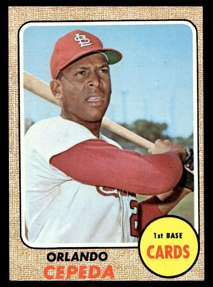 1968 Topps Orlando Cepeda #200 card