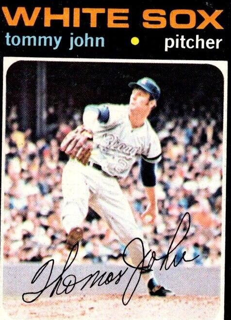1971 Topps Tommy John #520 card