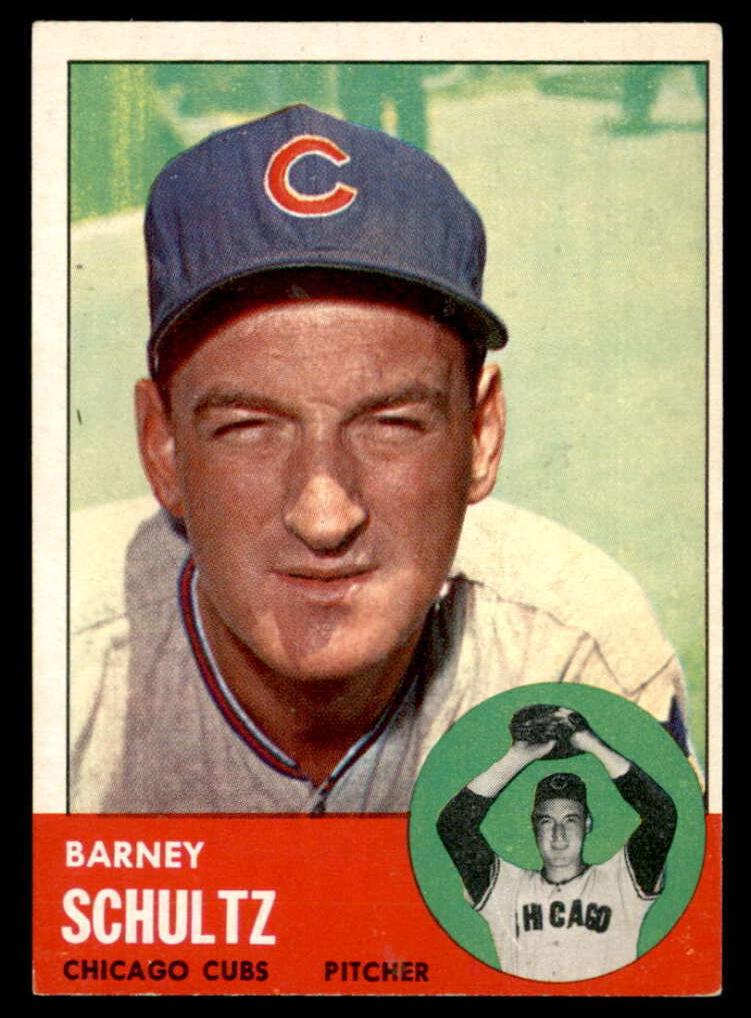 1963 Topps Barney Schultz #452 card