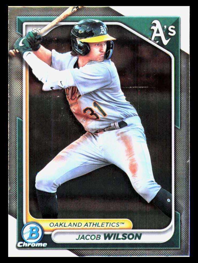 Jacob Wilson 2024 Bowman Chrome Prospects card