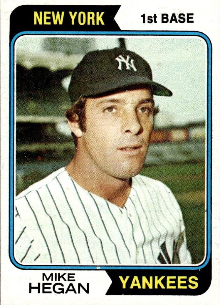1974 Topps Mike Hegan #517 card