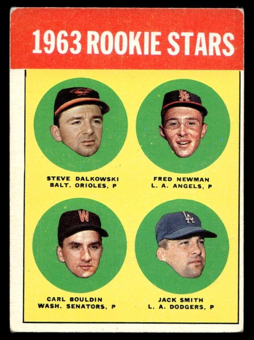 1963 Dalkowski/Newman/Bouldin/Smith #496