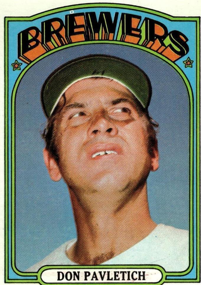 1972 Topps Don Pavletich #359 card