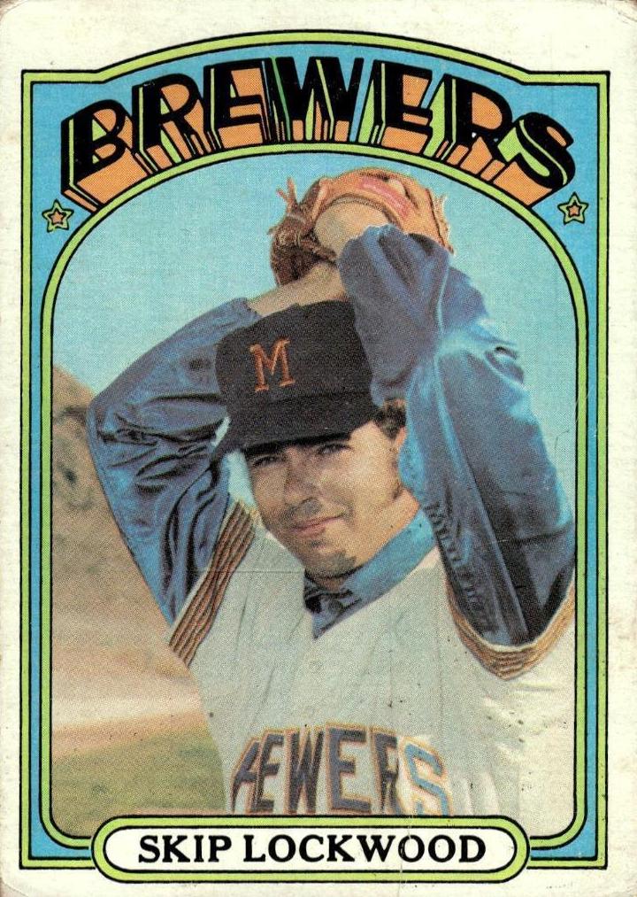 1972 Topps Skip Lockwood #118 card