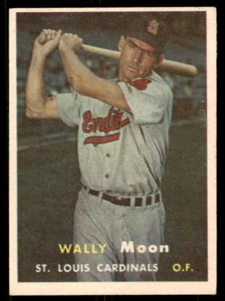1957 Topps Wally Moon #65 card