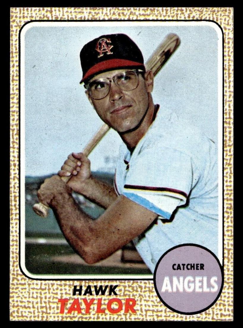 1968 Topps Hawk Taylor #52 card