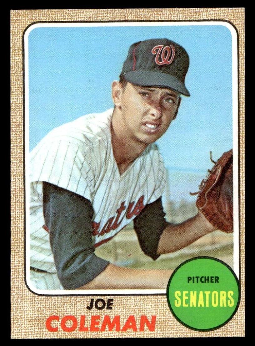 1968 Topps Joe Coleman #573 card