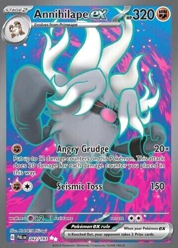 Annihilape EX 2023 Pokemon Scarlet & Violet Paldea Evolved