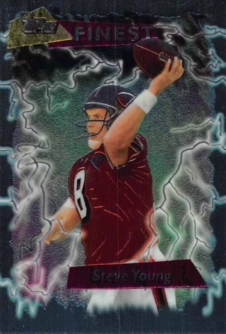 1995 Topps Finest Steve Young #200 card