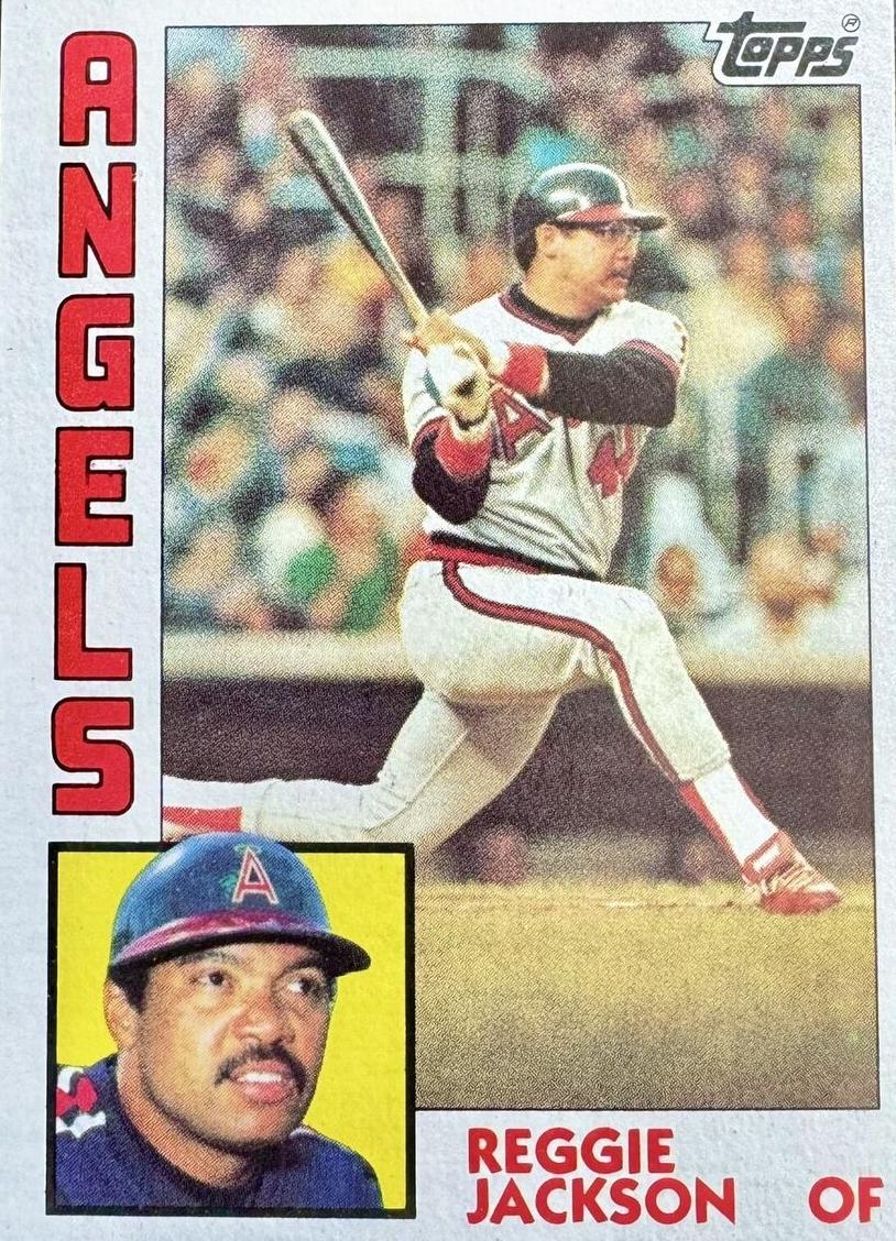 1984 Reggie Jackson #100