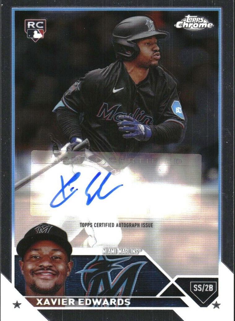 2023 Topps Chrome Update Xavier Edwards #AC-XE card