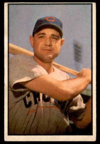 1953 Bowman Color Bill Serena #122 card