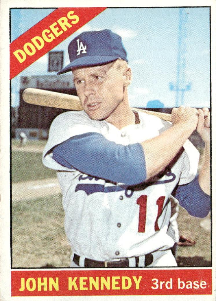 1966 Topps John Kennedy #407 card