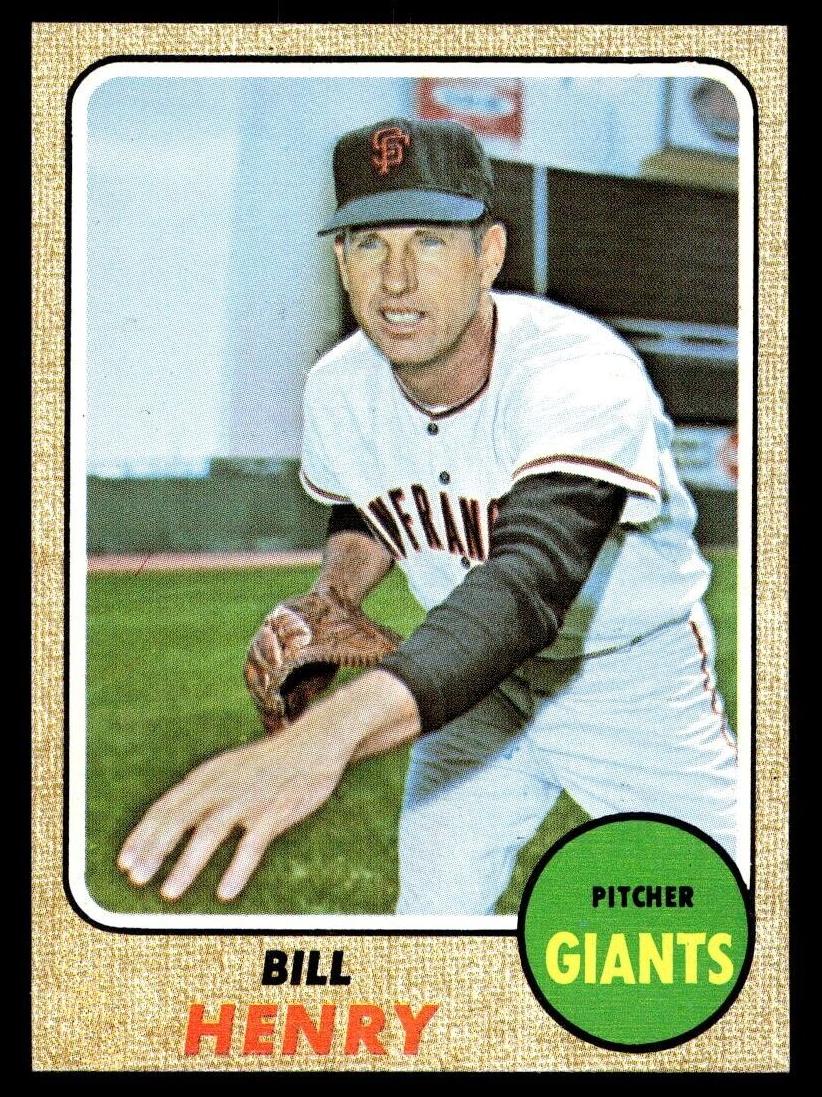 1968 Topps Bill Henry #239 card