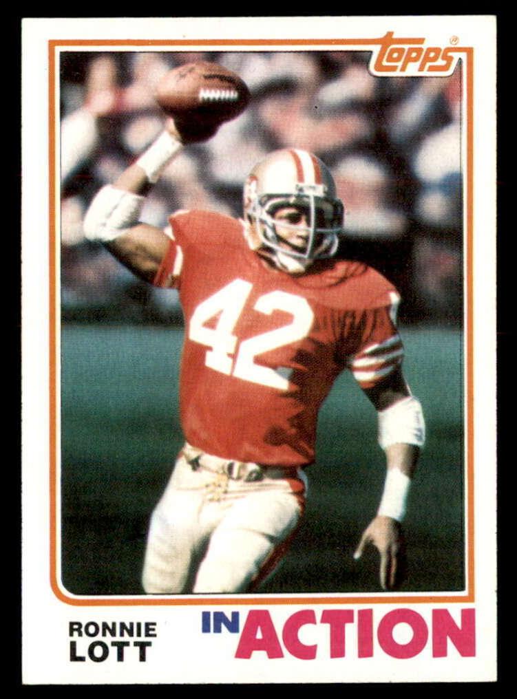 1982 Topps Ronnie Lott #487 card