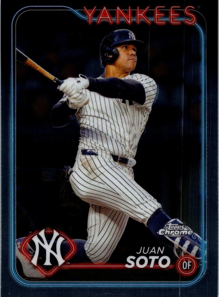 Juan Soto 2024 Topps Chrome Baseball card