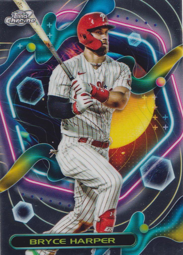 2023 Topps Cosmic Chrome Bryce Harper #19 card