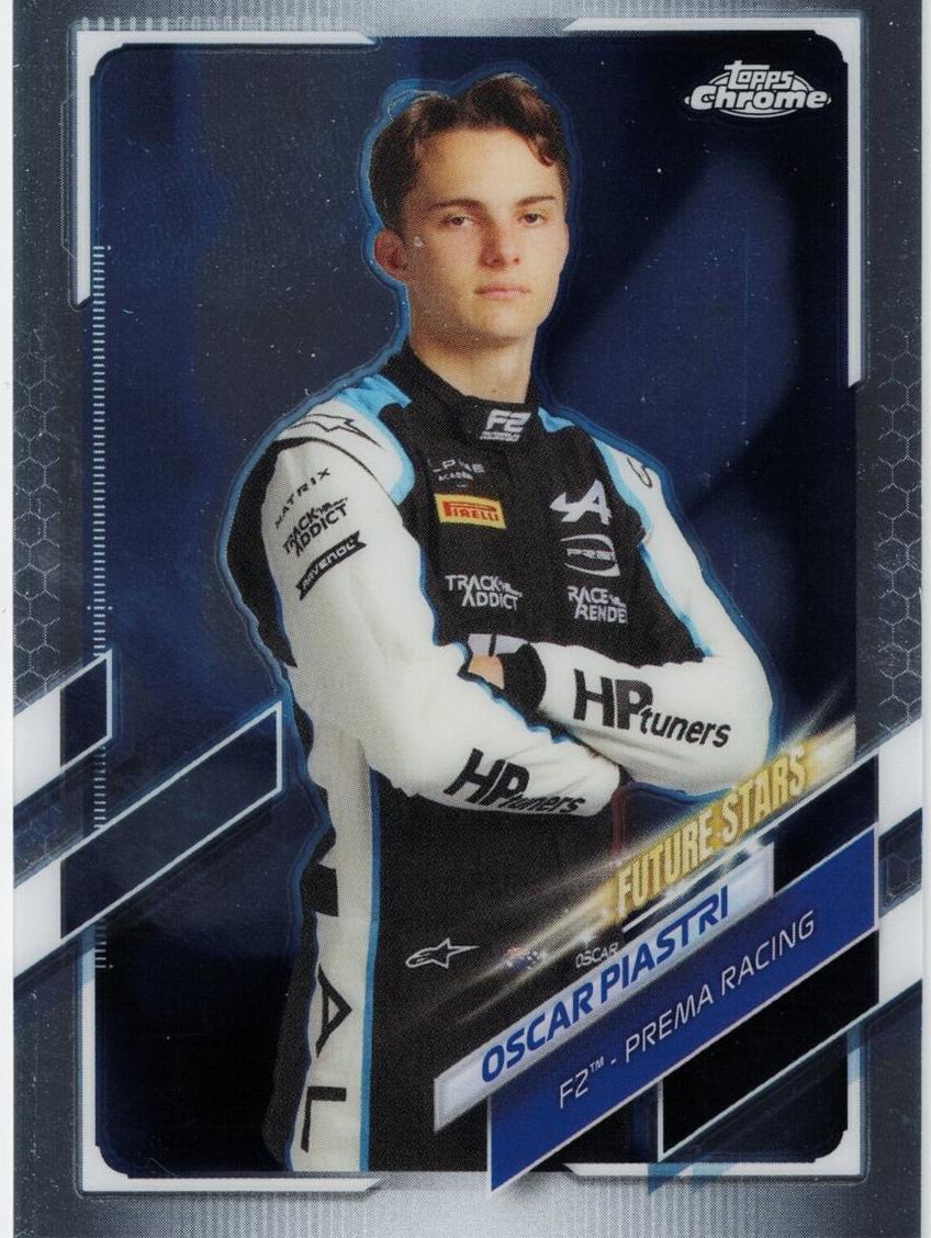 2021 Topps Topps Chrome Sapphire #59 F1 Oscar Piastri front