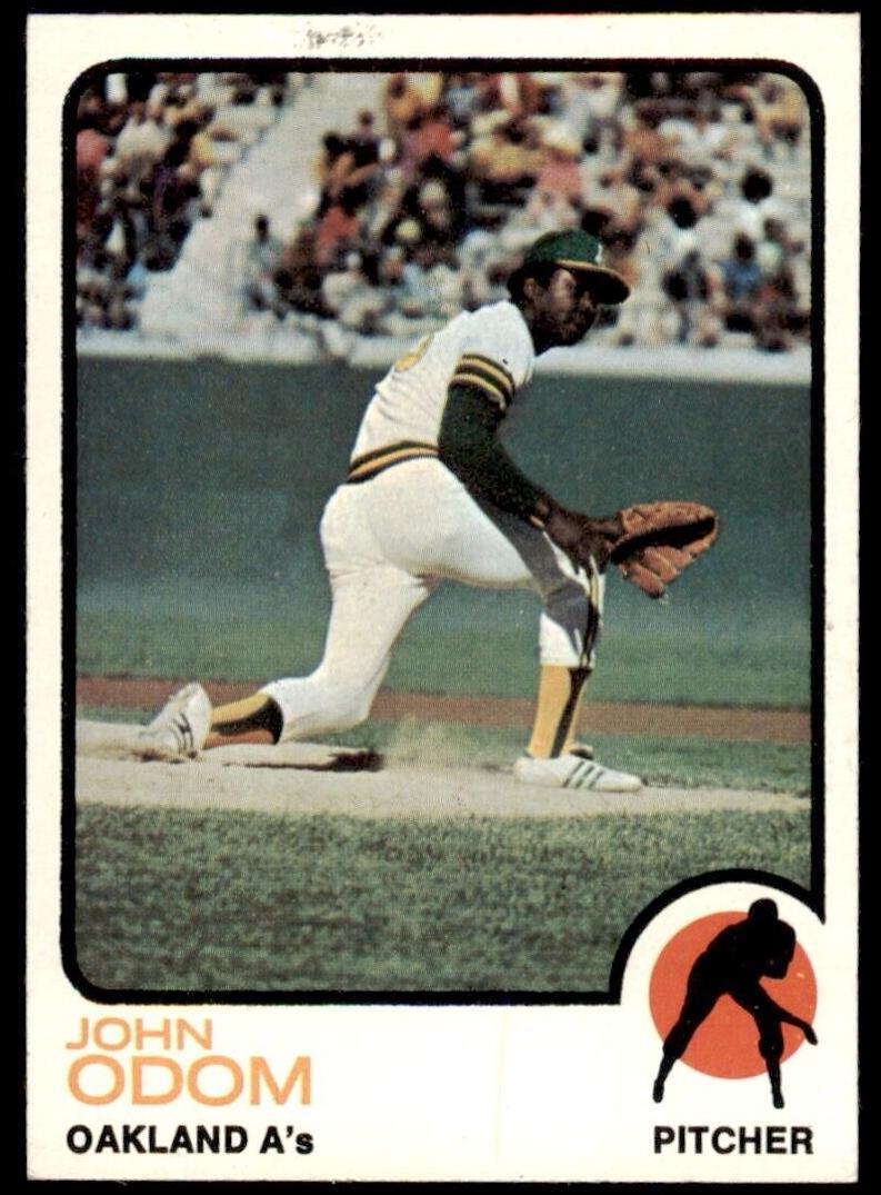 1973 Topps John Odom #315 card