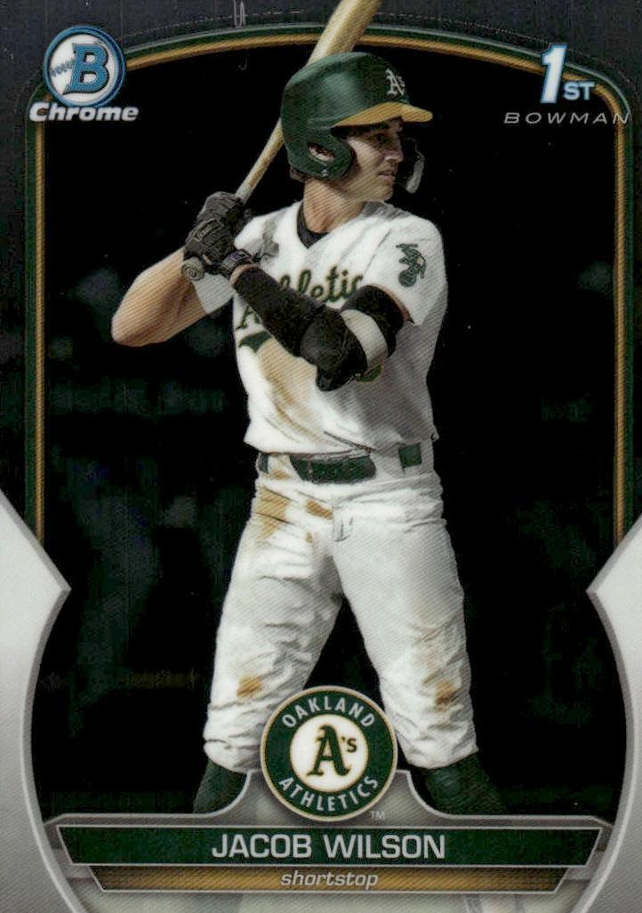 Jacob Wilson 2023 Bowman Draft Chrome card