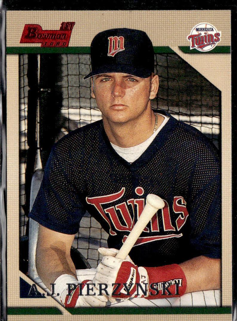1996 Bowman A.J. Pierzynski #344 card