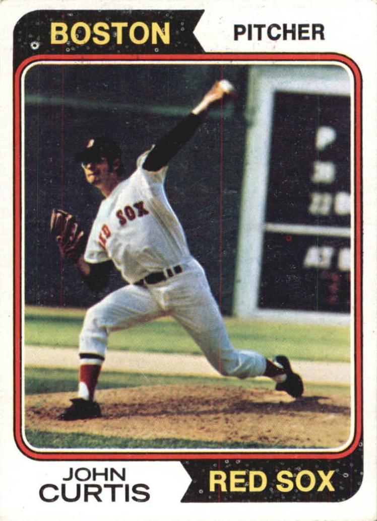 1974 Topps John Curtis #373 card