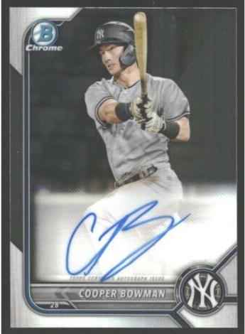 Cooper Bowman - 2022 Bowman Chrome Prospects Baseball