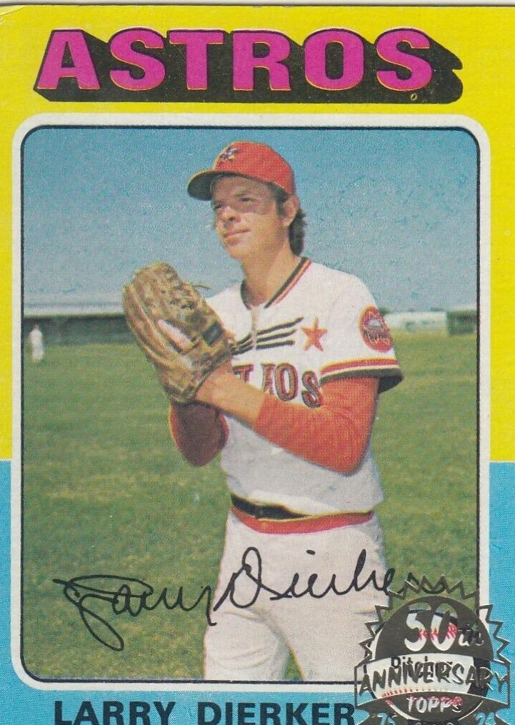 1975 Topps Larry Dierker #49 card