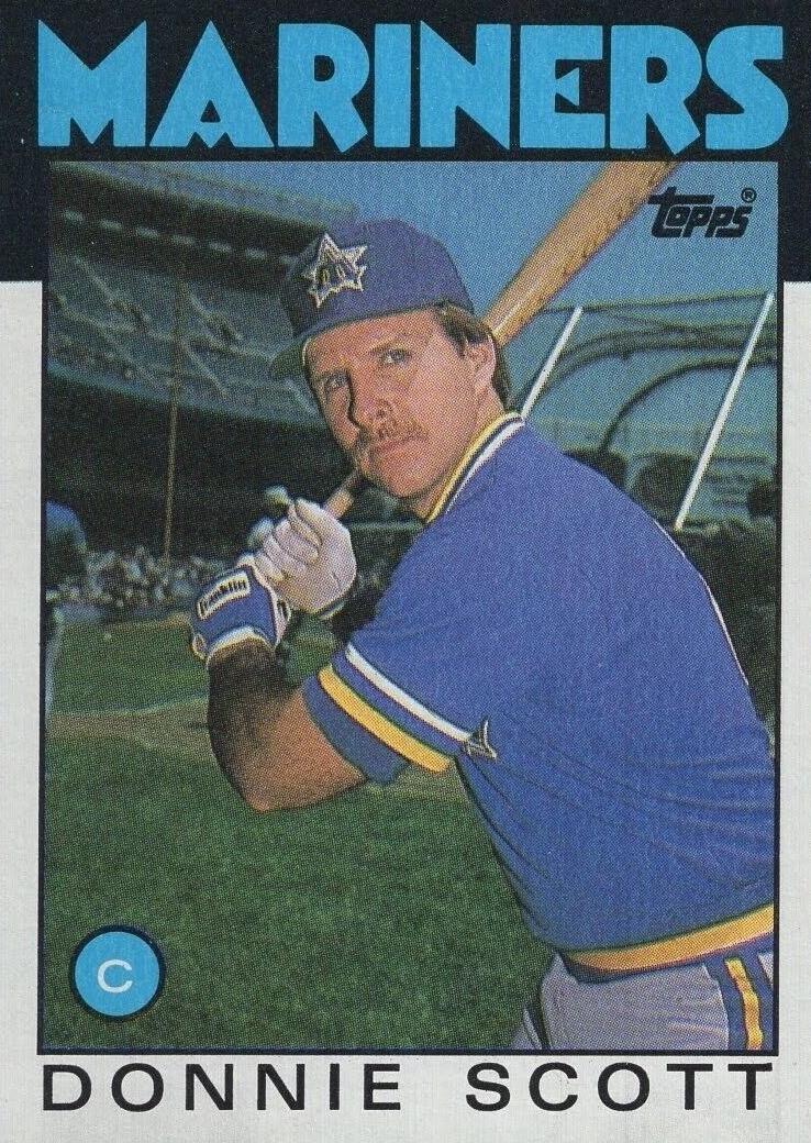 1986 Topps Donnie Scott #568 card