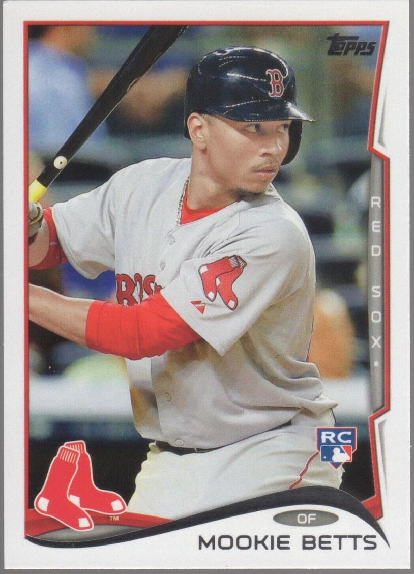 2014 Topps Topps Update BATTING #US-26 Mookie Betts front