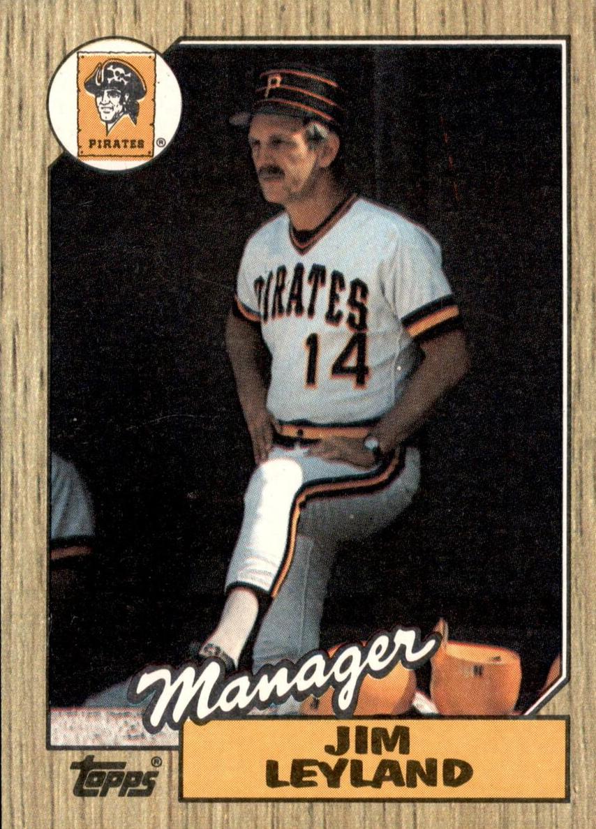 1987 Topps Jim Leyland #93 card