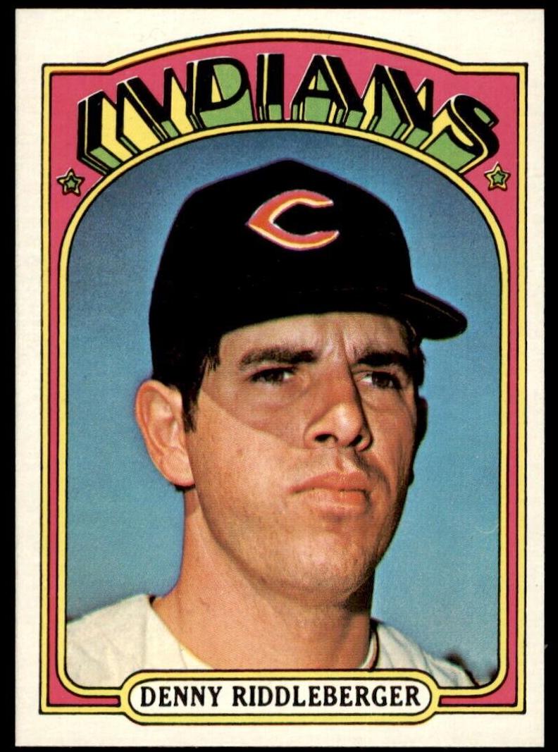 1972 Topps Denny Riddleberger #642 card