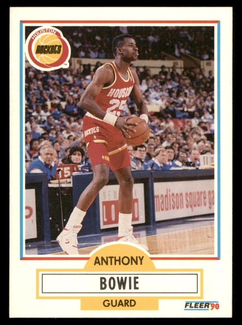 1990 Fleer Anthony Bowie #69 card