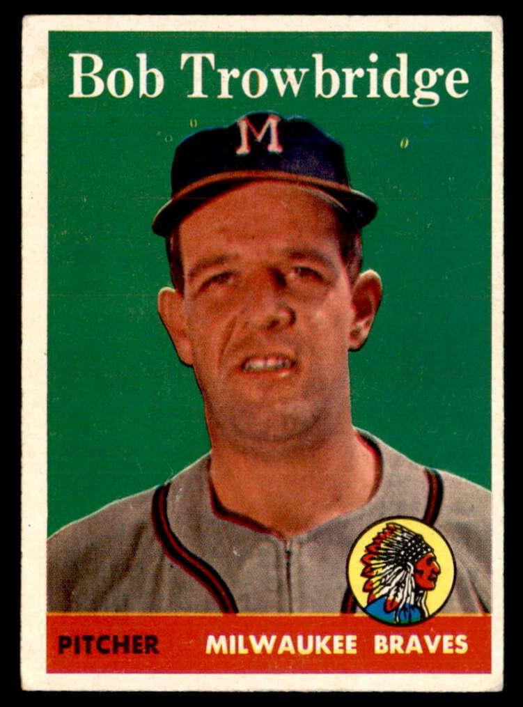 1958 Topps Bob Trowbridge #252 card