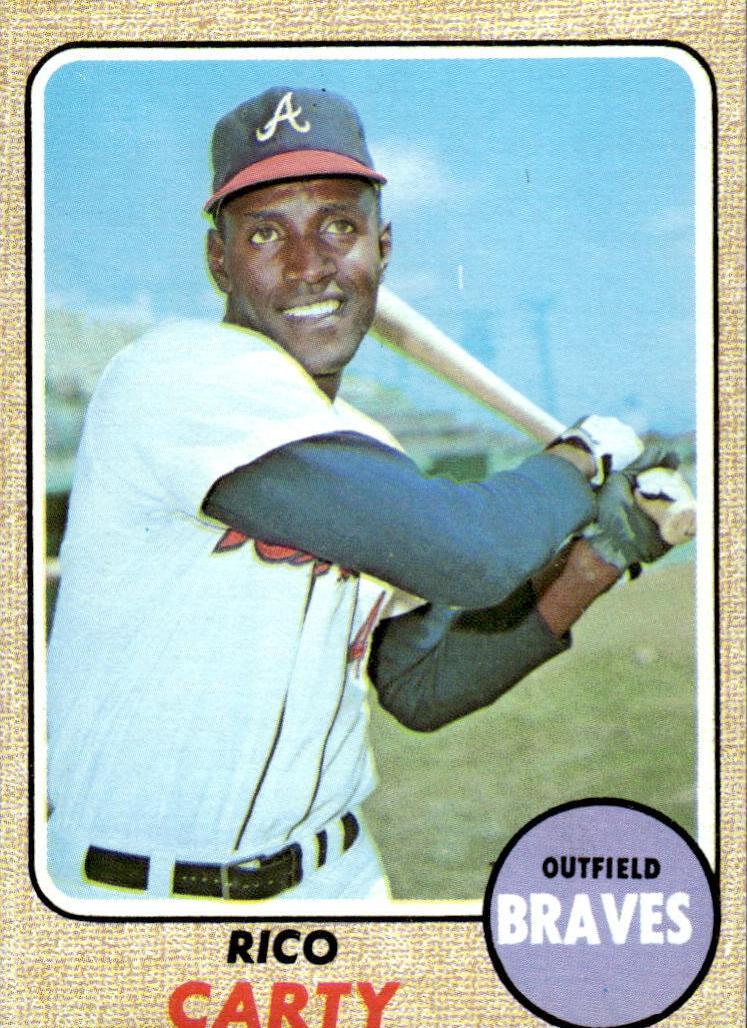 1968 Topps Rico Carty #455 card