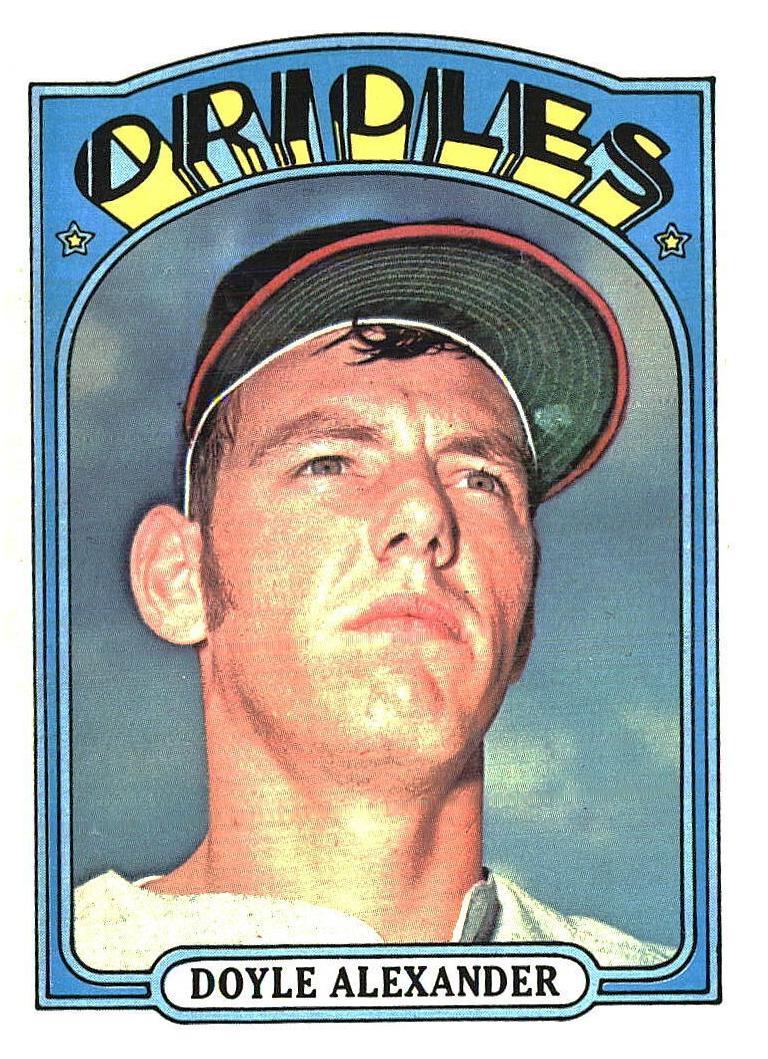 1972 Doyle Alexander #579