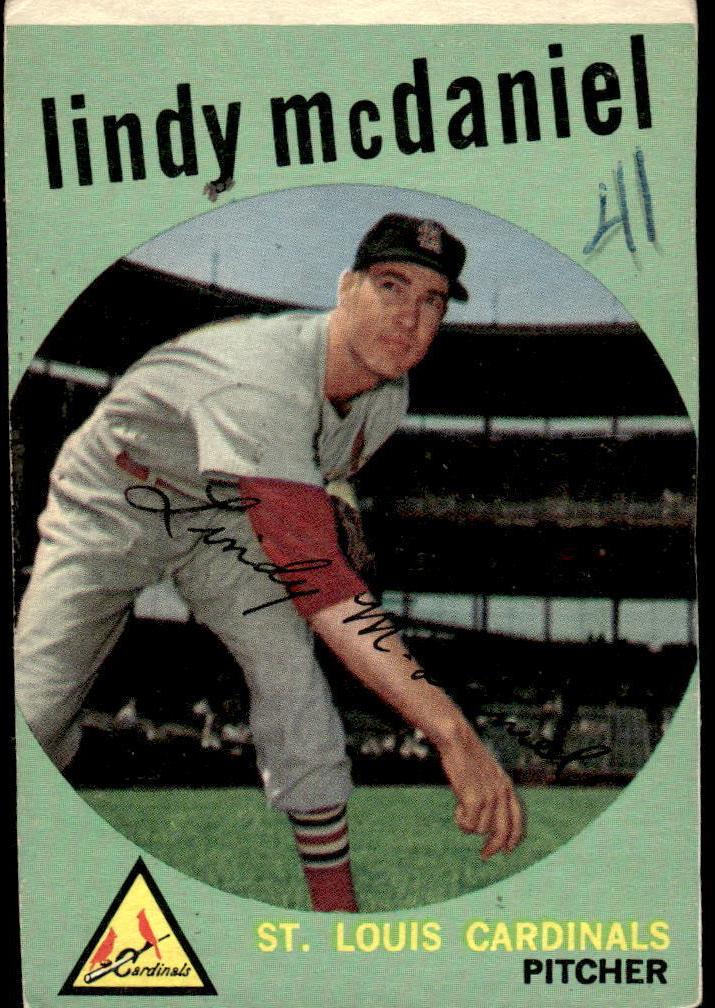 1959 Topps Lindy McDaniel #479 card