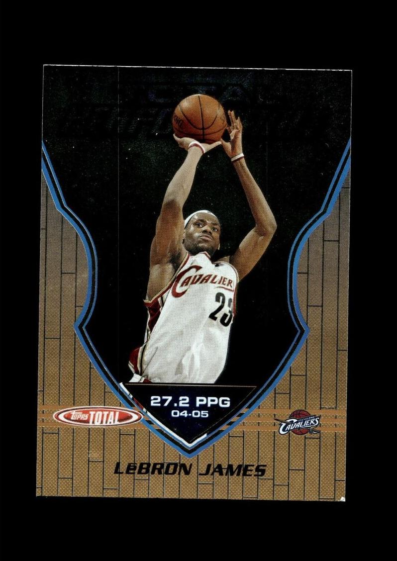 2005 Topps Total Lebron James #TP2 card