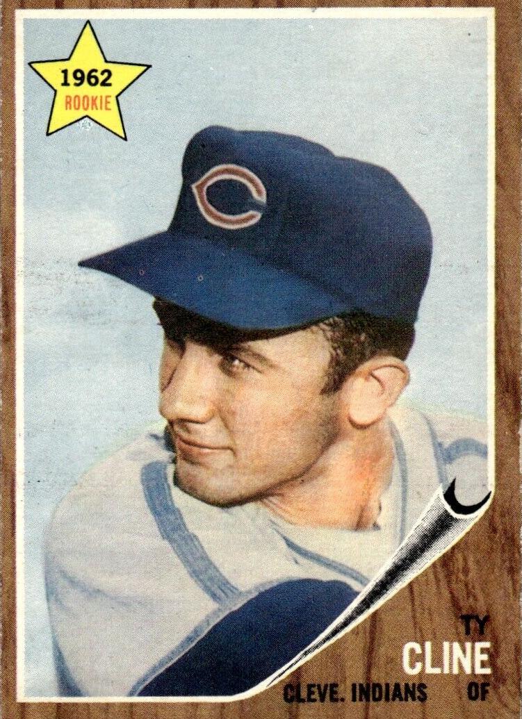 1962 Topps Ty Cline #362 card