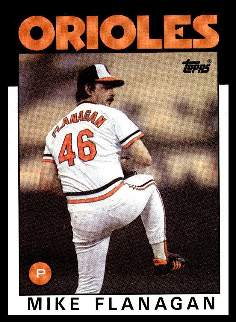 1986 Mike Flanagan #365