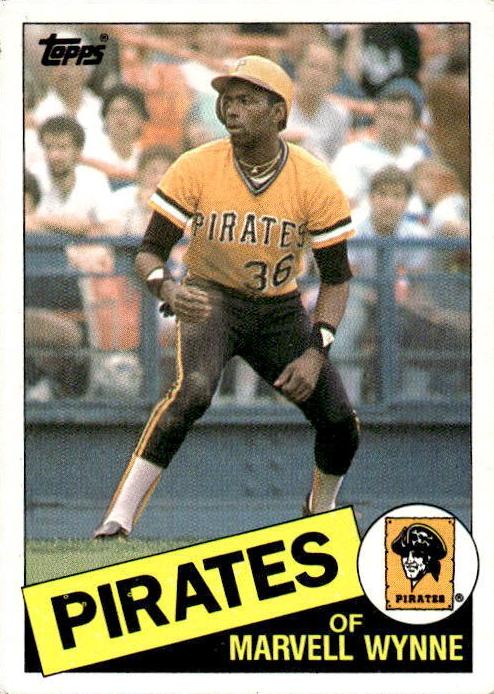1985 Topps Marvell Wynne #615 card
