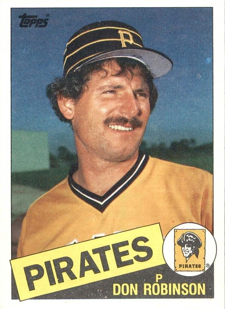 1985 Topps Don Robinson #537 card