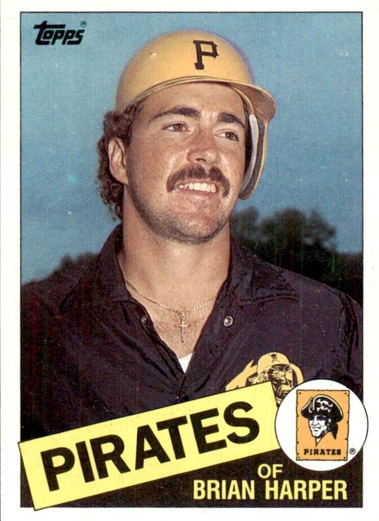 1985 Topps Brian Harper #332 card
