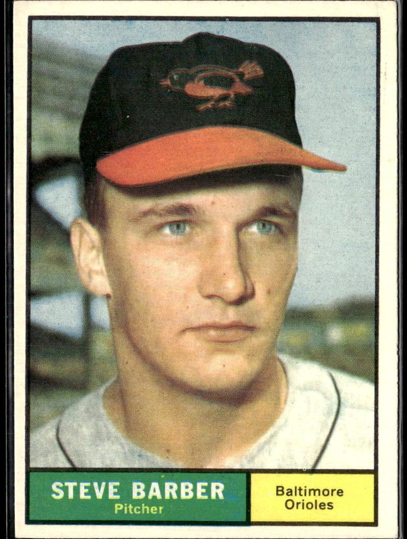 1961 Steve Barber #125