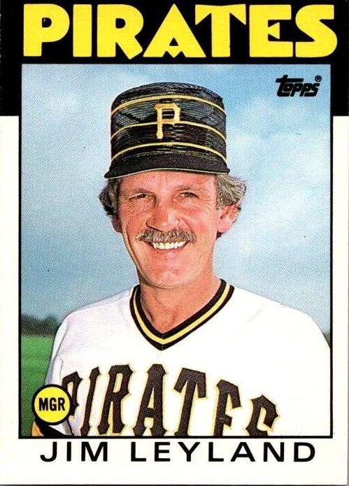 1986 Jim Leyland #66T