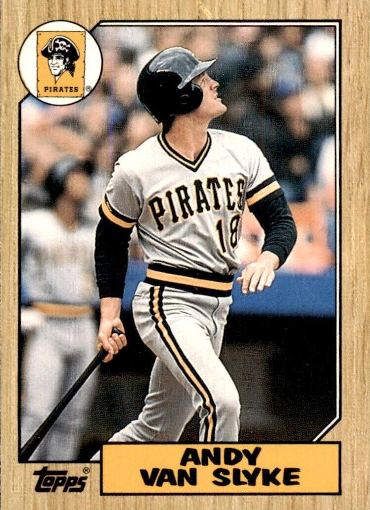 1987 Andy Van Slyke #124T