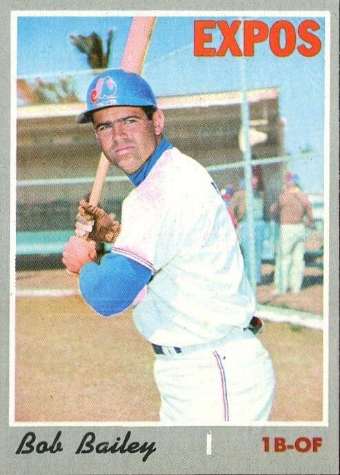 1970 Topps Bob Bailey #293 card