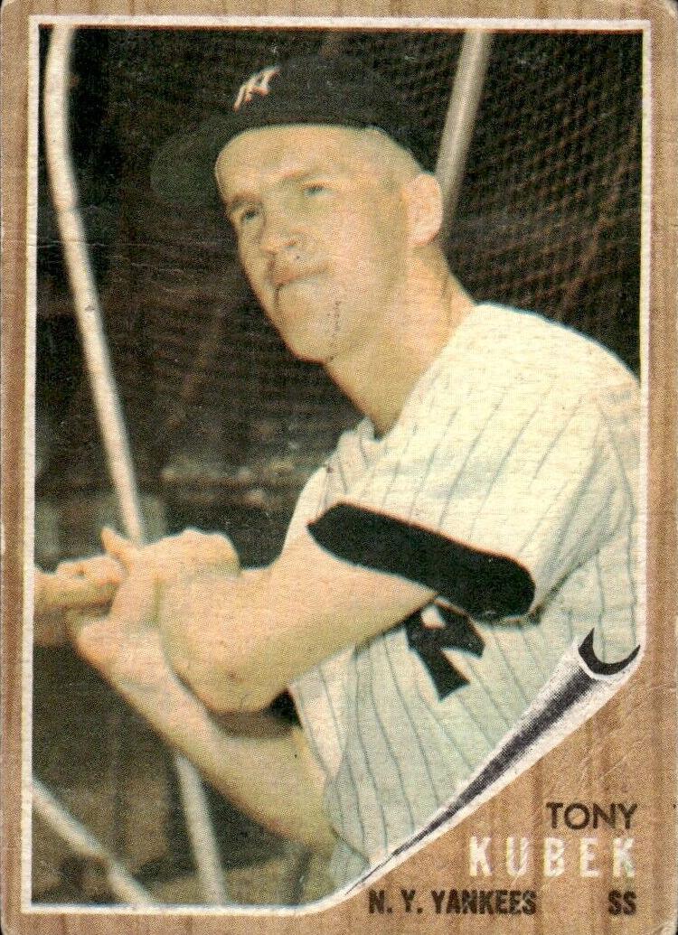 1962 Topps Tony Kubek #430 card