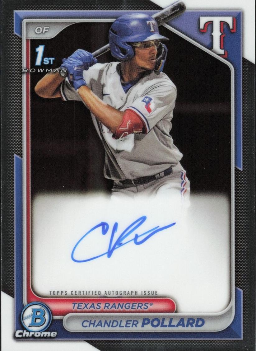 Chandler Pollard 2024 Bowman Chrome Prospects card