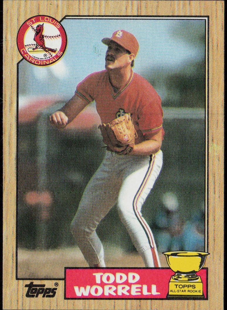 1987 Topps Todd Worrell #465 card